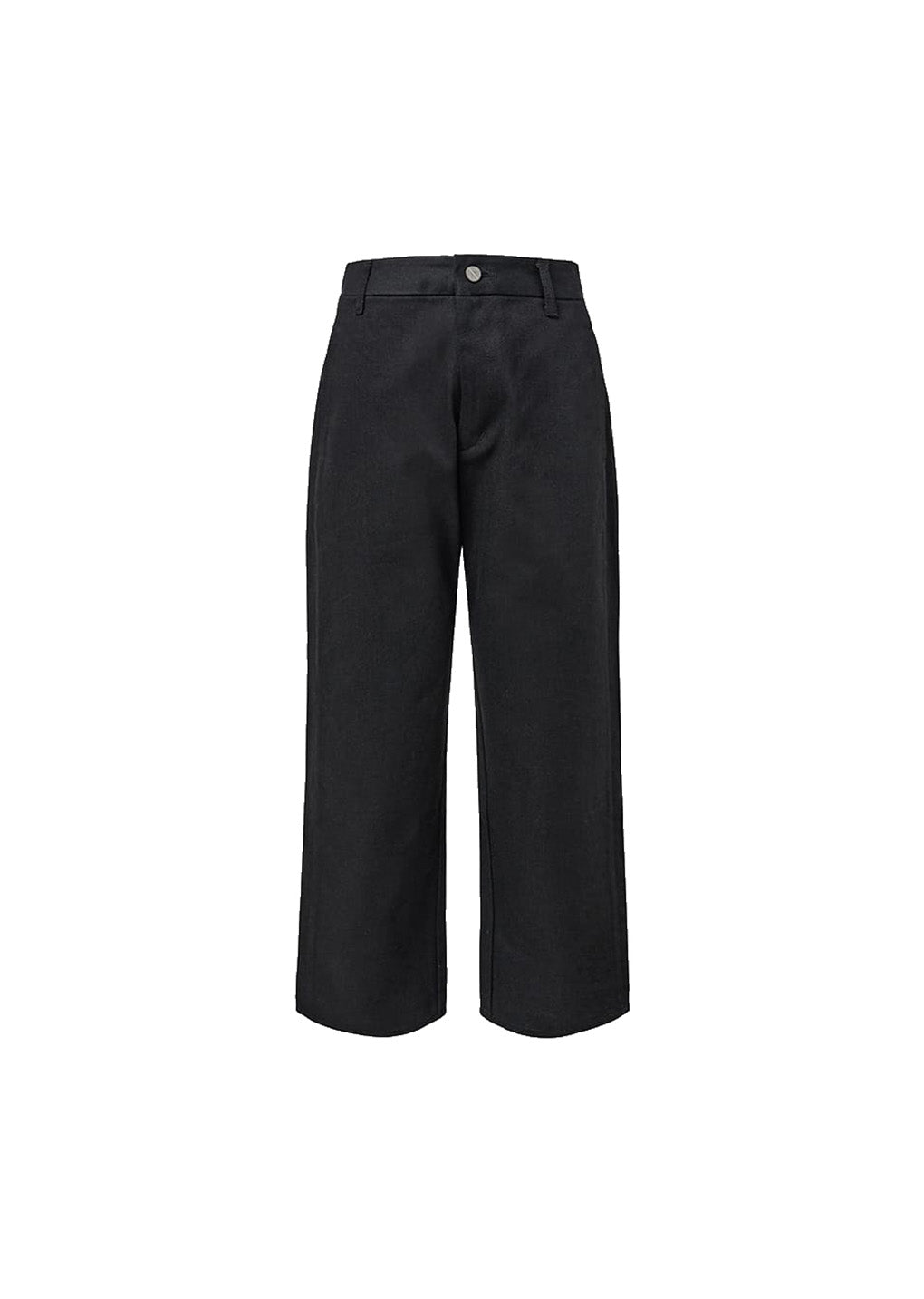 tapered fit denim, black