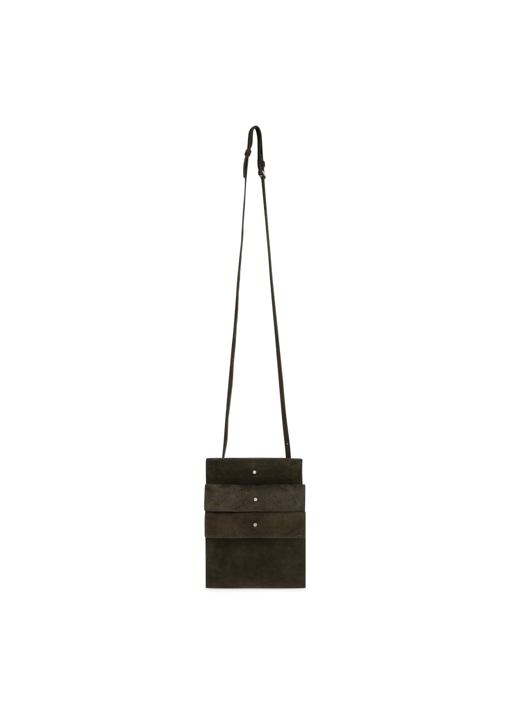 trio pocket bag, dark brown