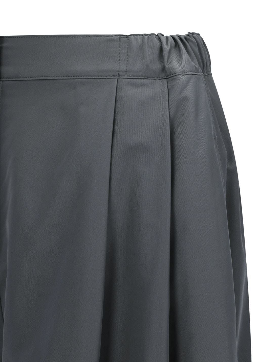 two tuck balloon pants, charcoal