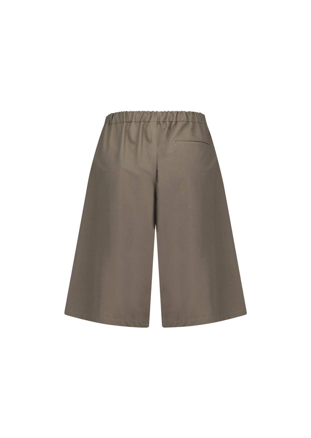 two tuck wide shorts, beige hover