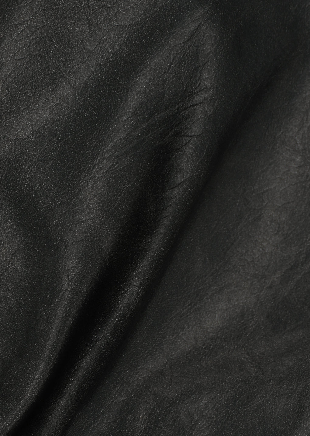 vegan leather blouson, black