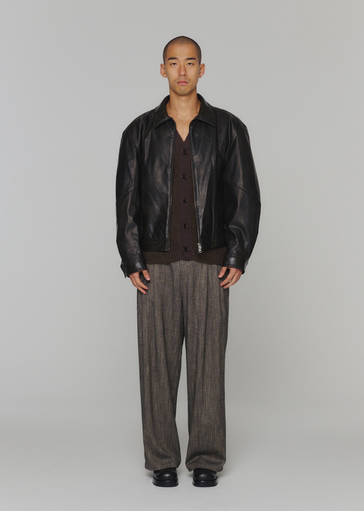 VEGAN LEATHER BLOUSON