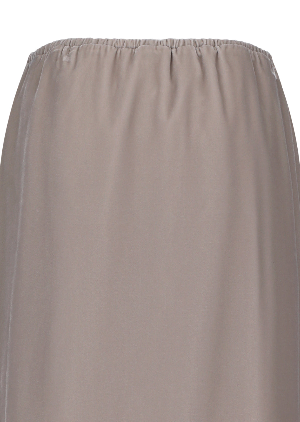 velvet drawstring maxi skirt, dust pink