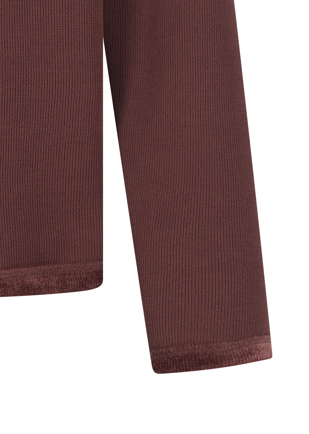 velvet reversible hoodie, burgundy
