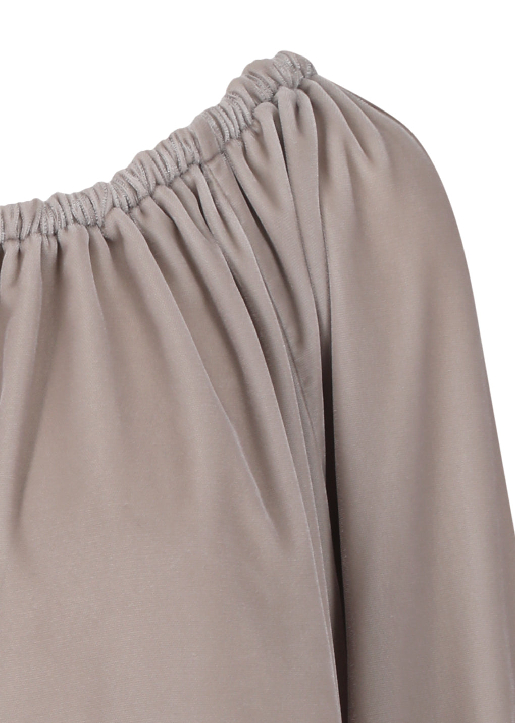 velvet shirring top, dust pink