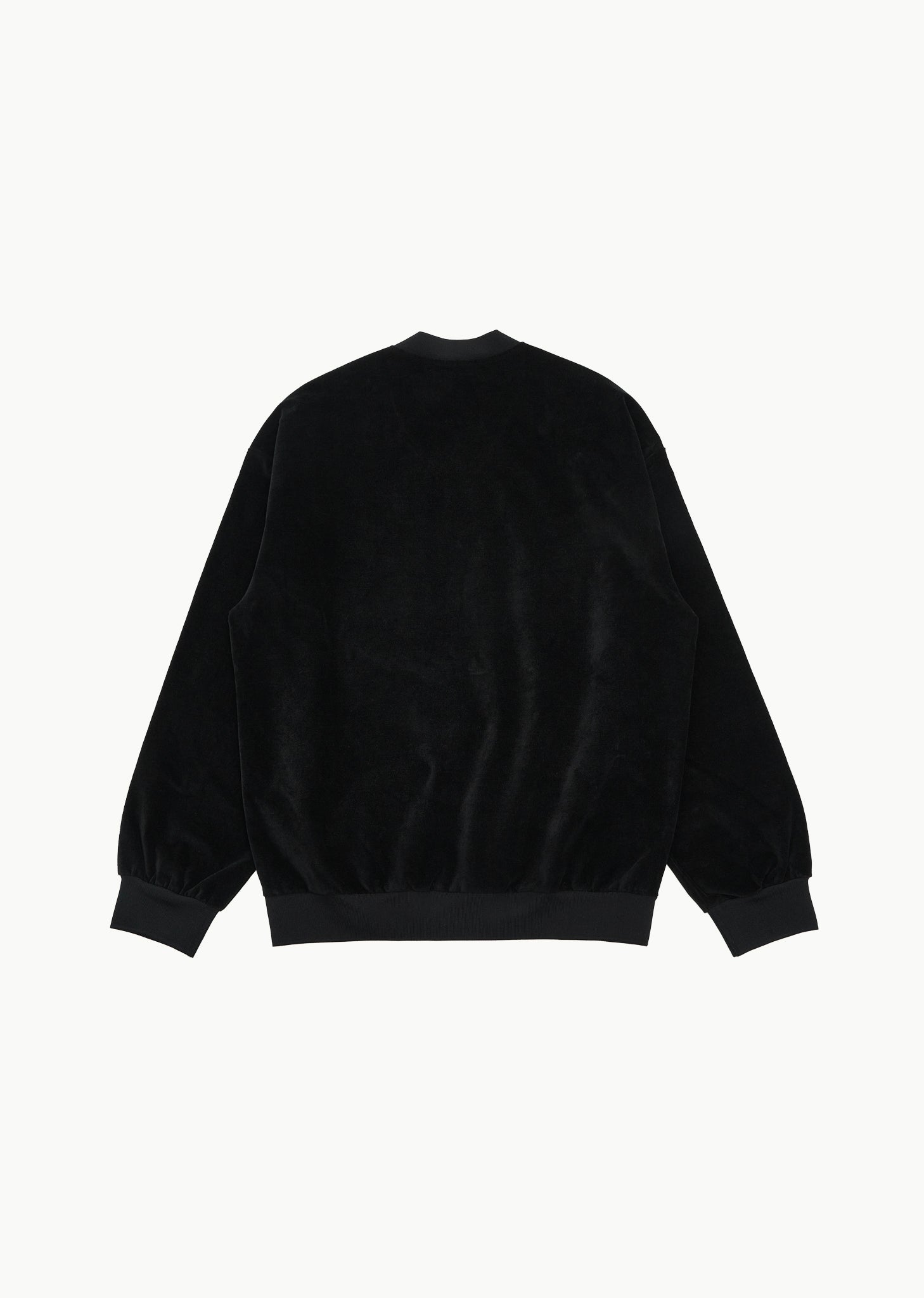 VELVET V-NECK PULLOVER (3 COLORS)