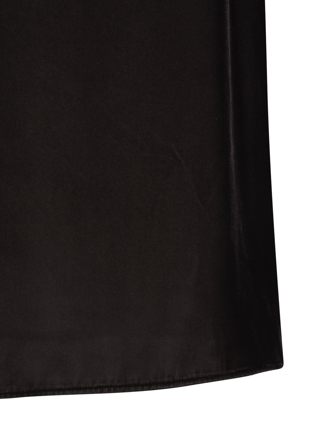 velvet drawstring maxi skirt, brown