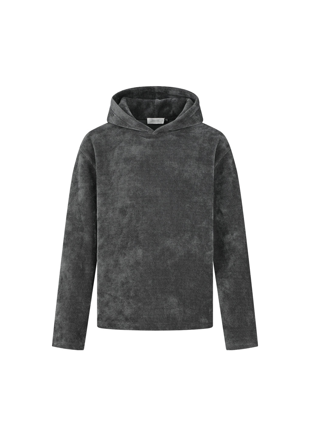 velvet reversible hoodie, grey