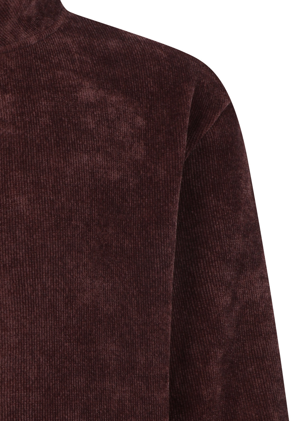 velvet zip up jumper, burgundy
