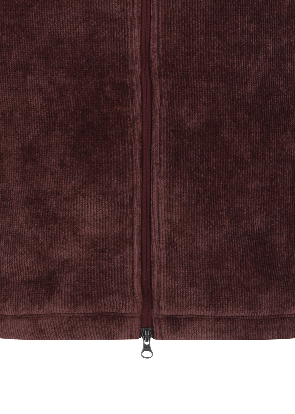 velvet zip up jumper, burgundy