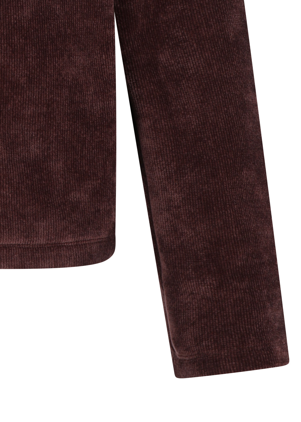 velvet zip up jumper, burgundy
