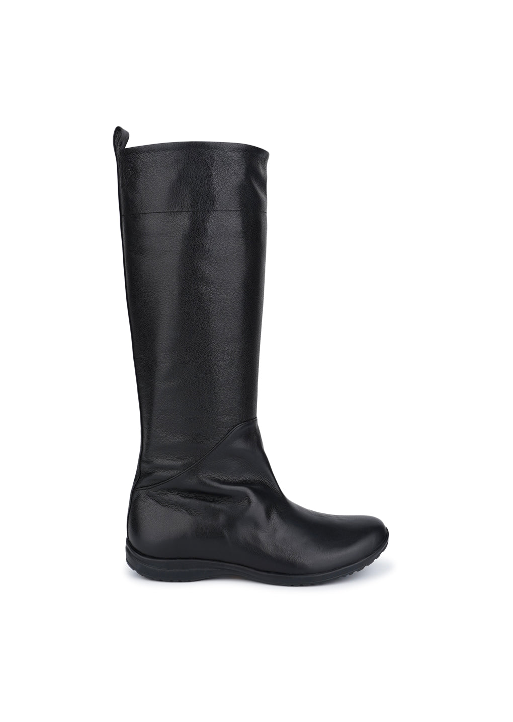 vibram long boots, black