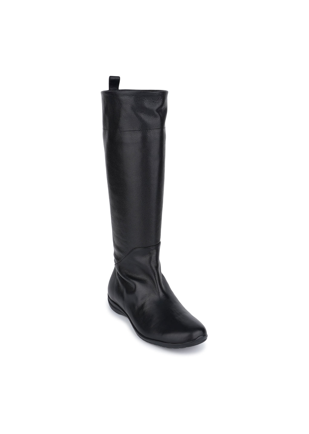 vibram long boots, black