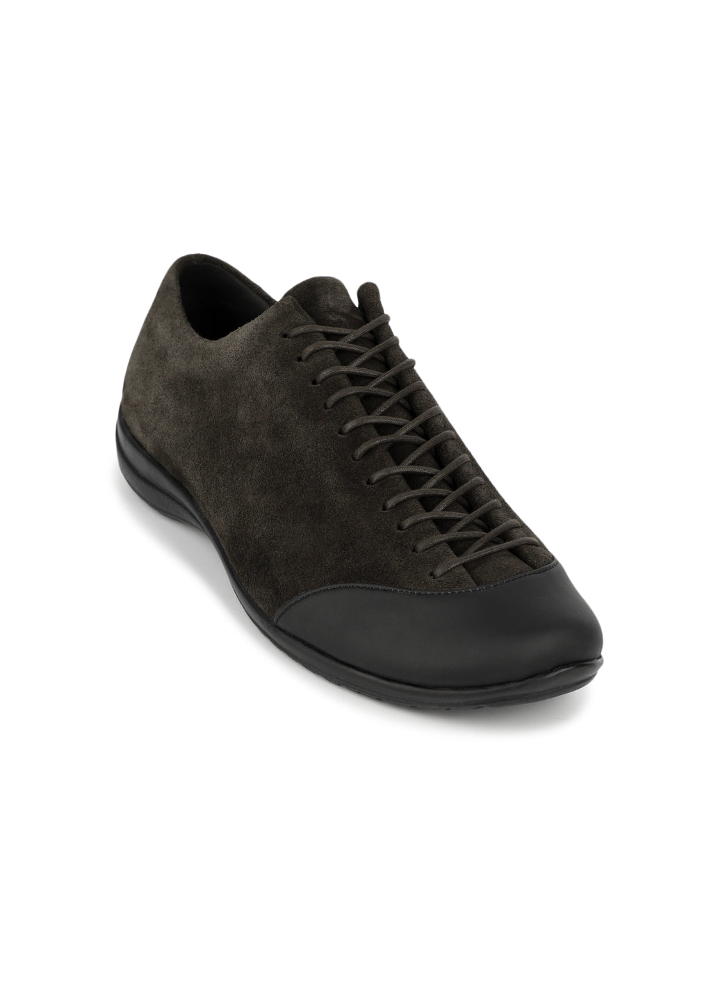 men's vibram lace-up sneakers, dark brown