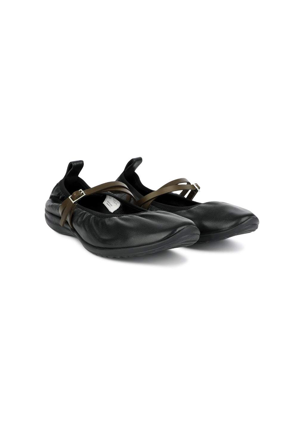 vibram shirring flats, black