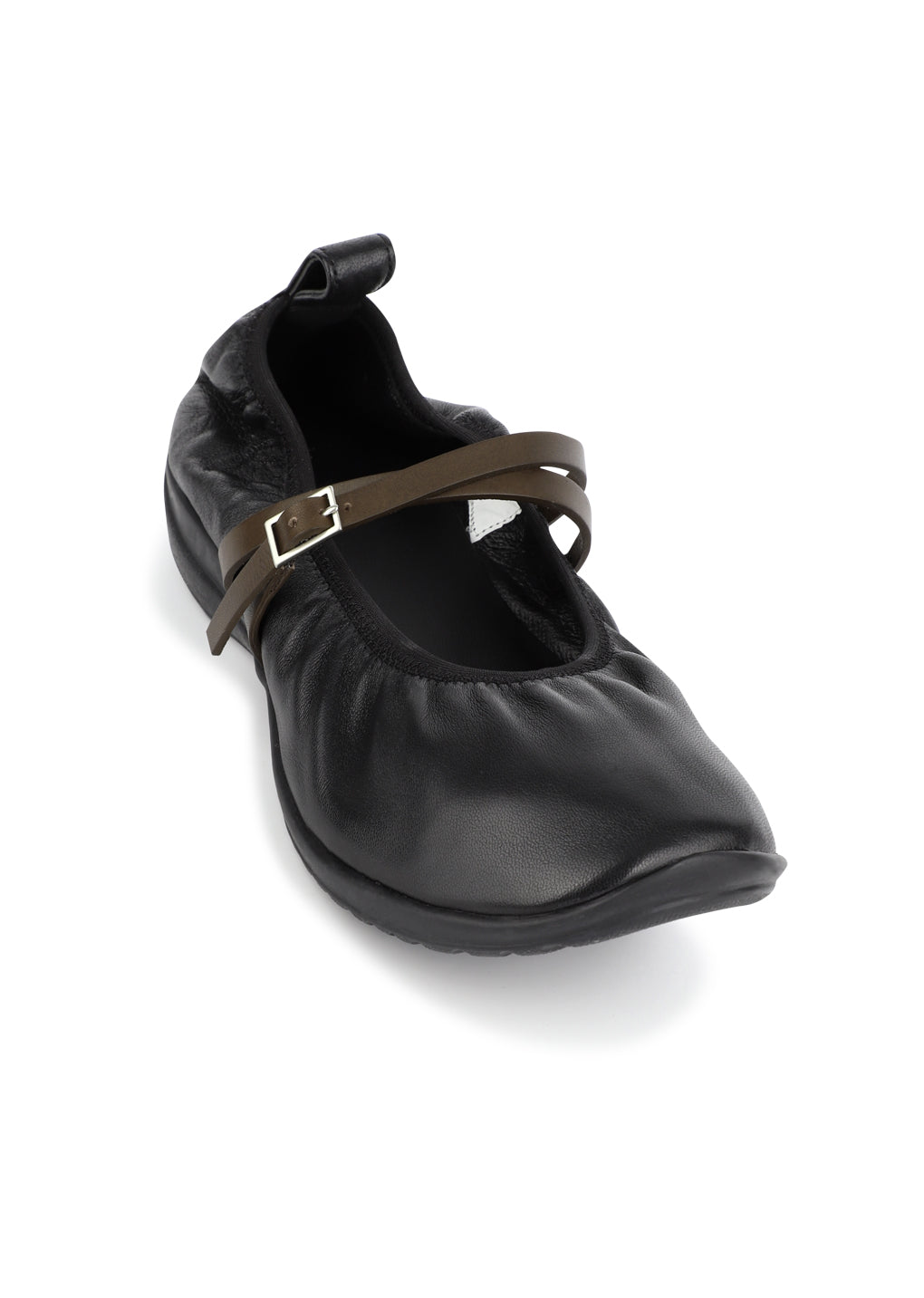 vibram shirring flats, black