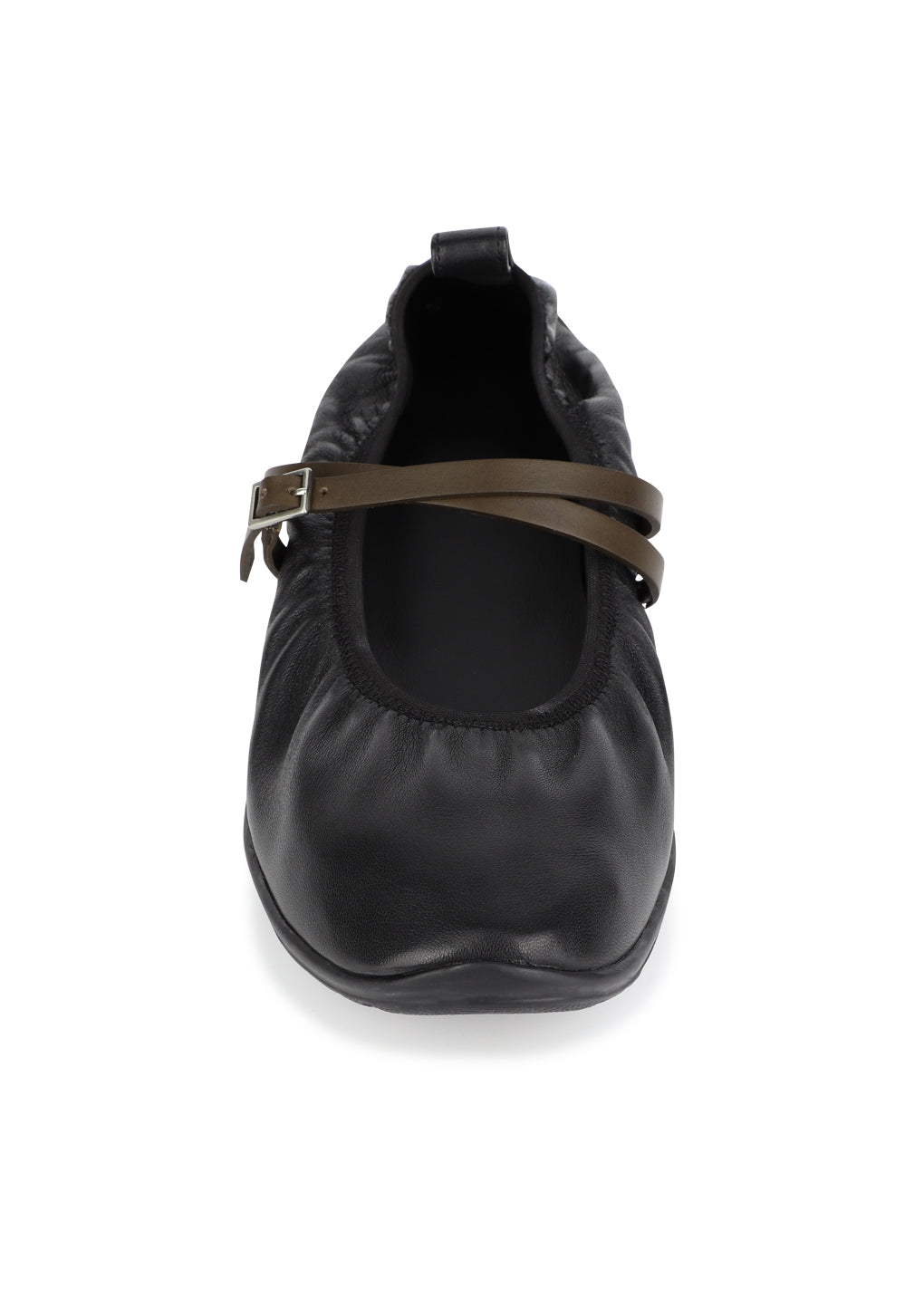 vibram shirring flats, black