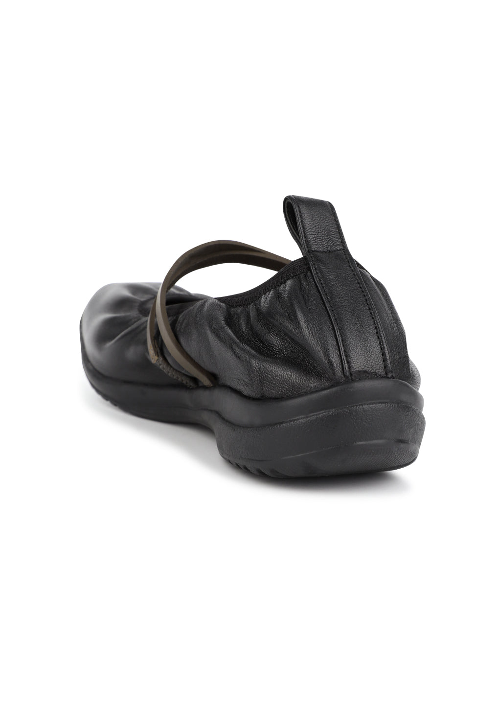 vibram shirring flats, black