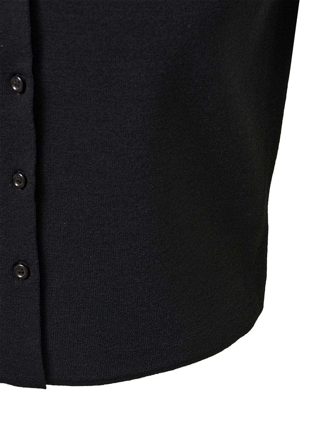 wholegarment cap sleeve cardigan, black