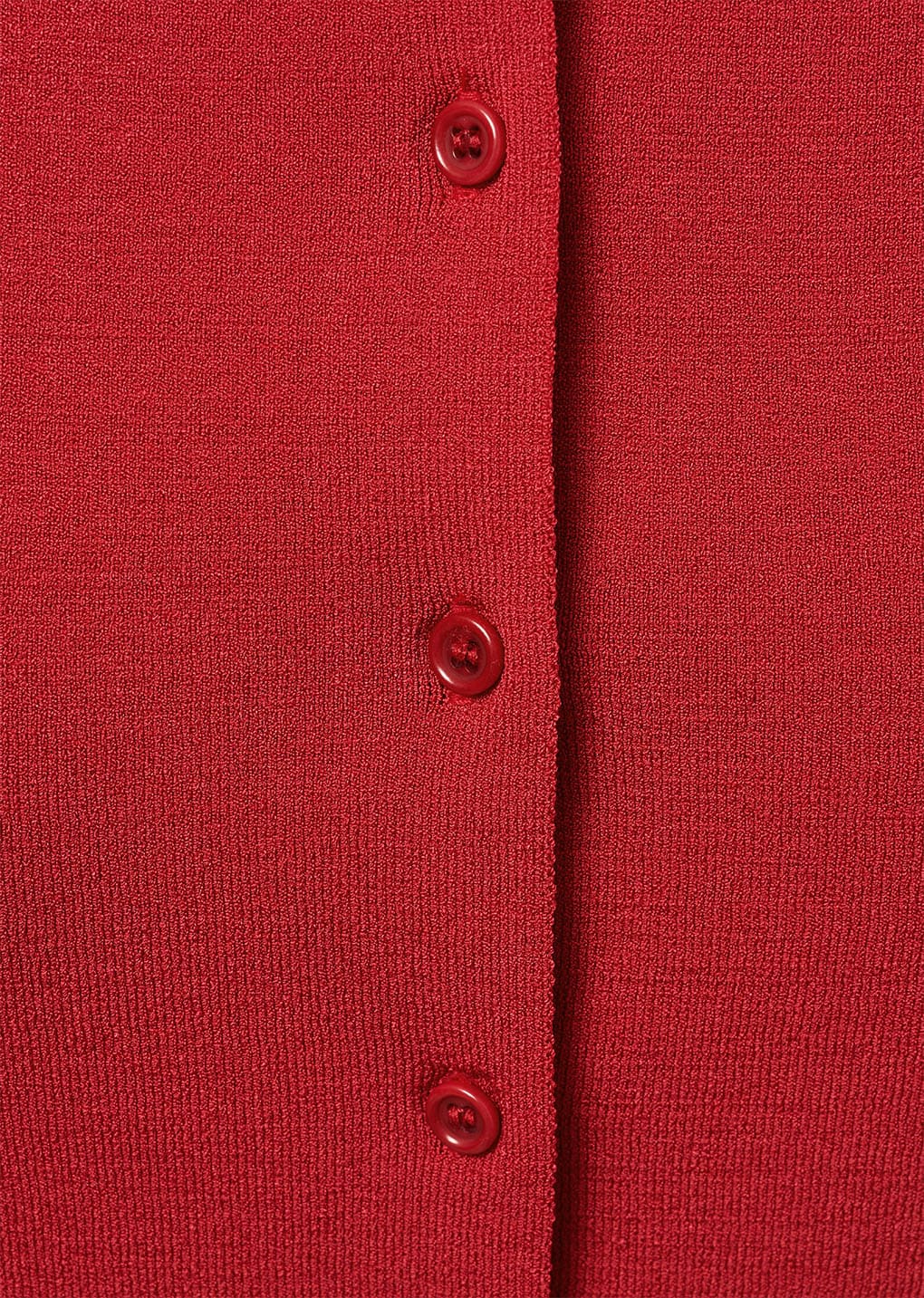 wholegarment cap sleeve cardigan, red