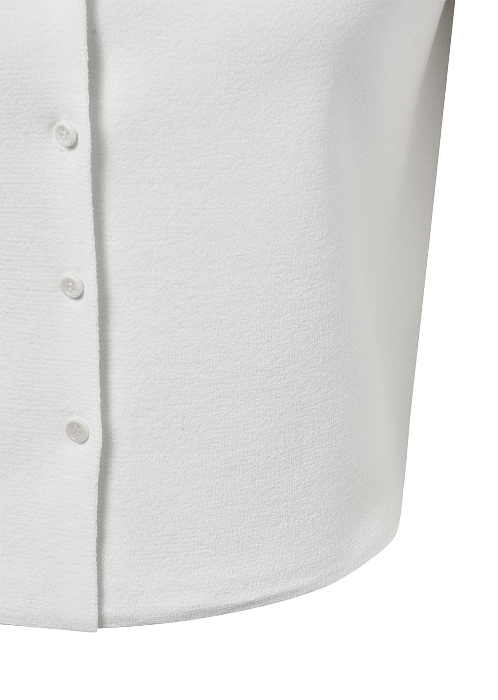 wholegarment cap sleeve cardigan, white