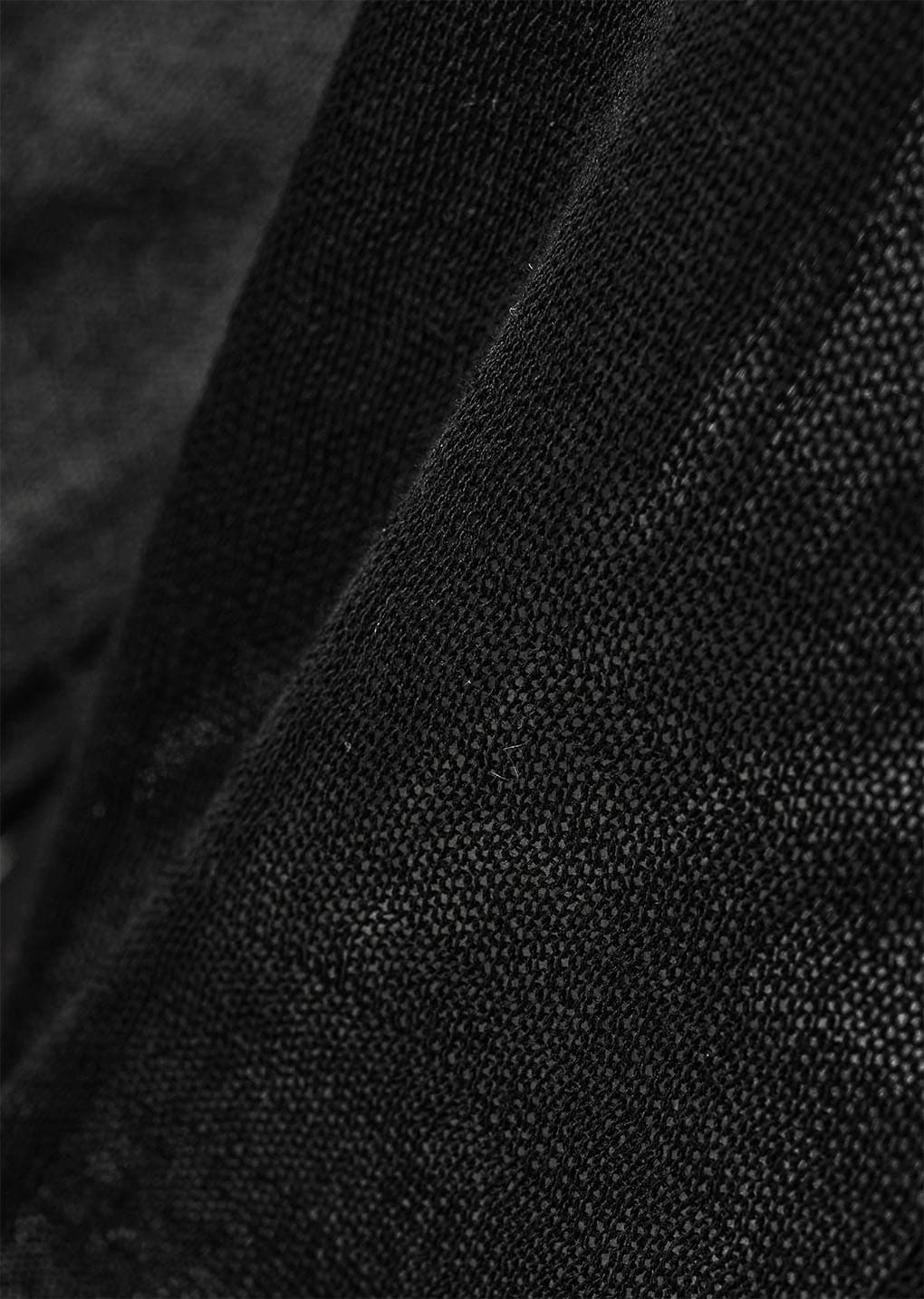 wholegarment sheer cardigan, black