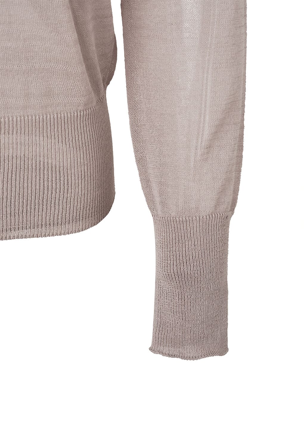 wholegarment sheer cardigan, grey