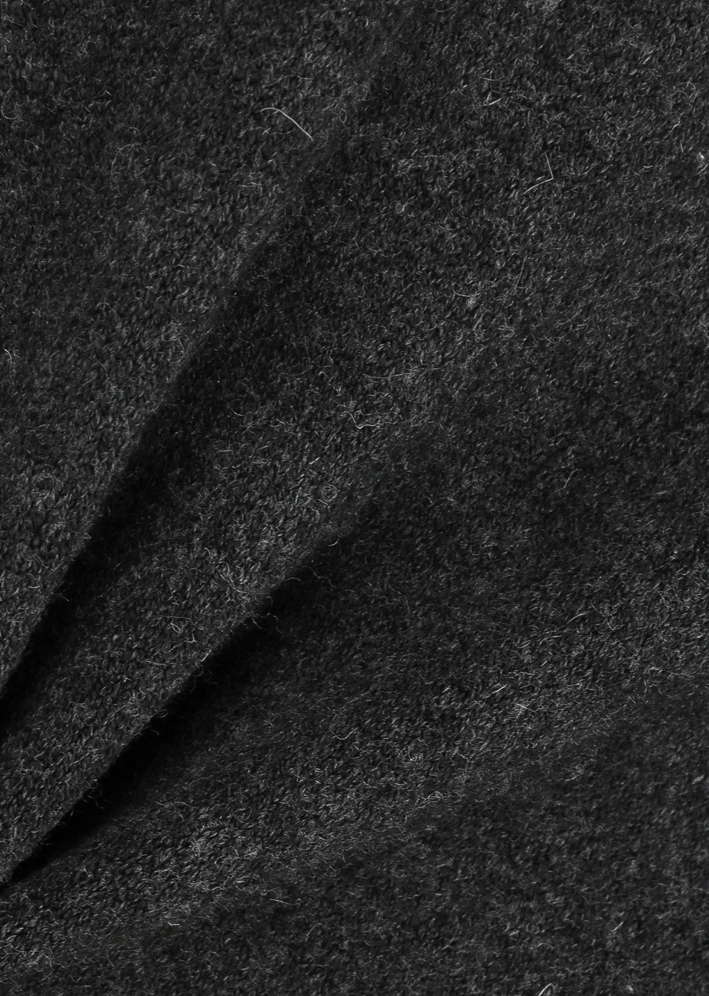 wholegarment half zip up, charcoal