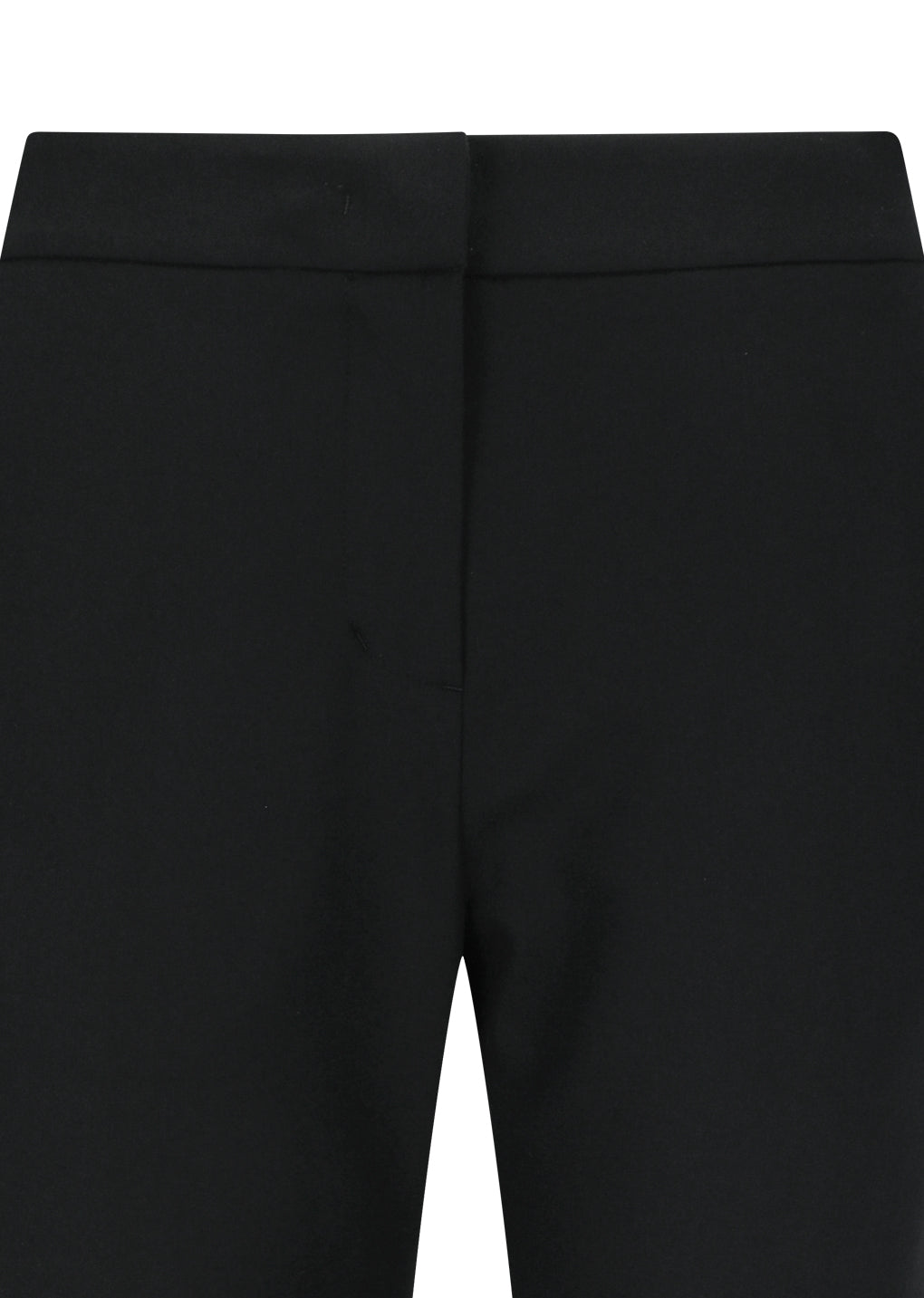 wool bermuda shorts, black
