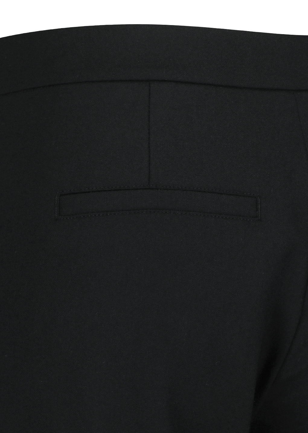 wool bermuda shorts, black