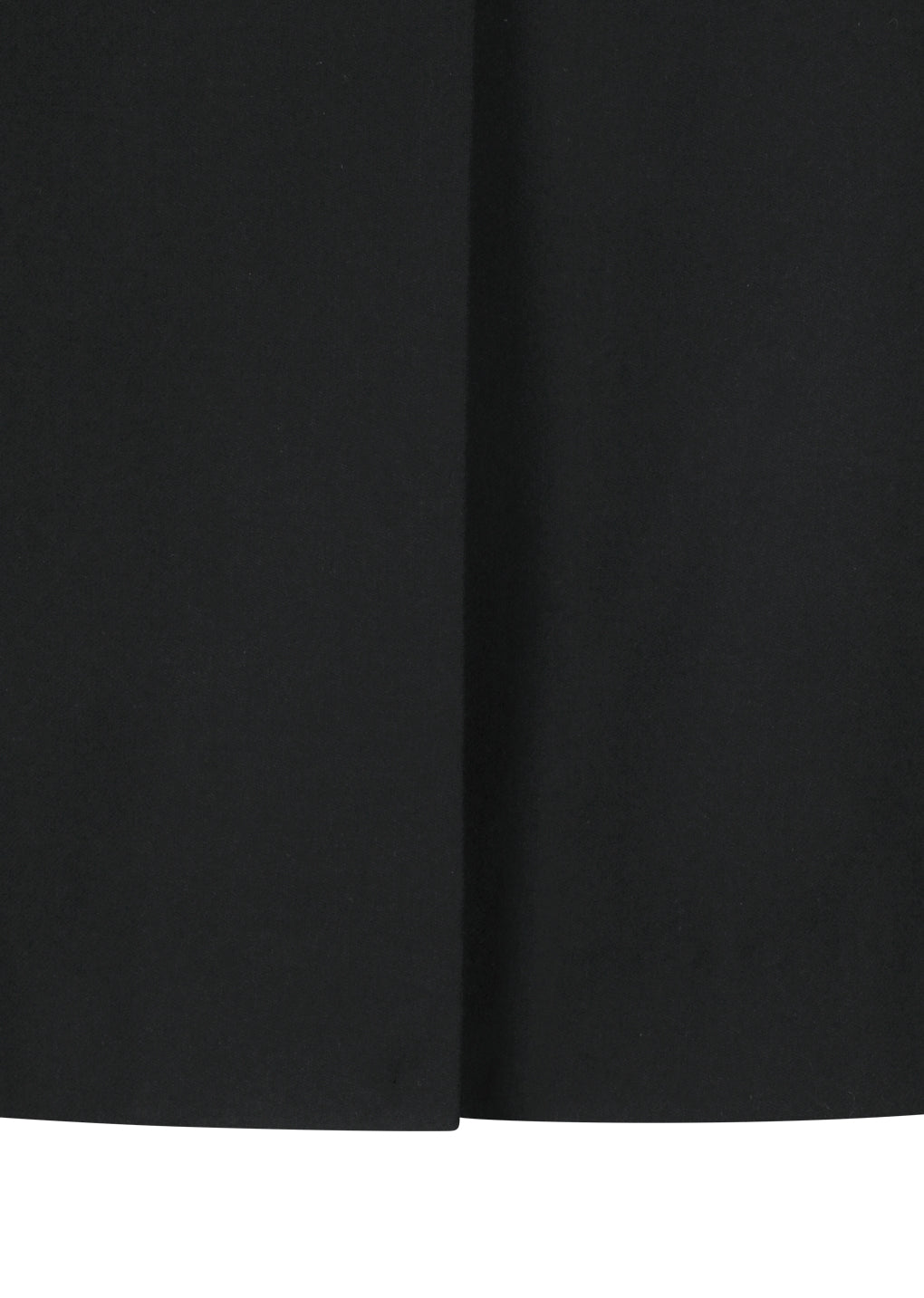 wool maxi long skirt, black