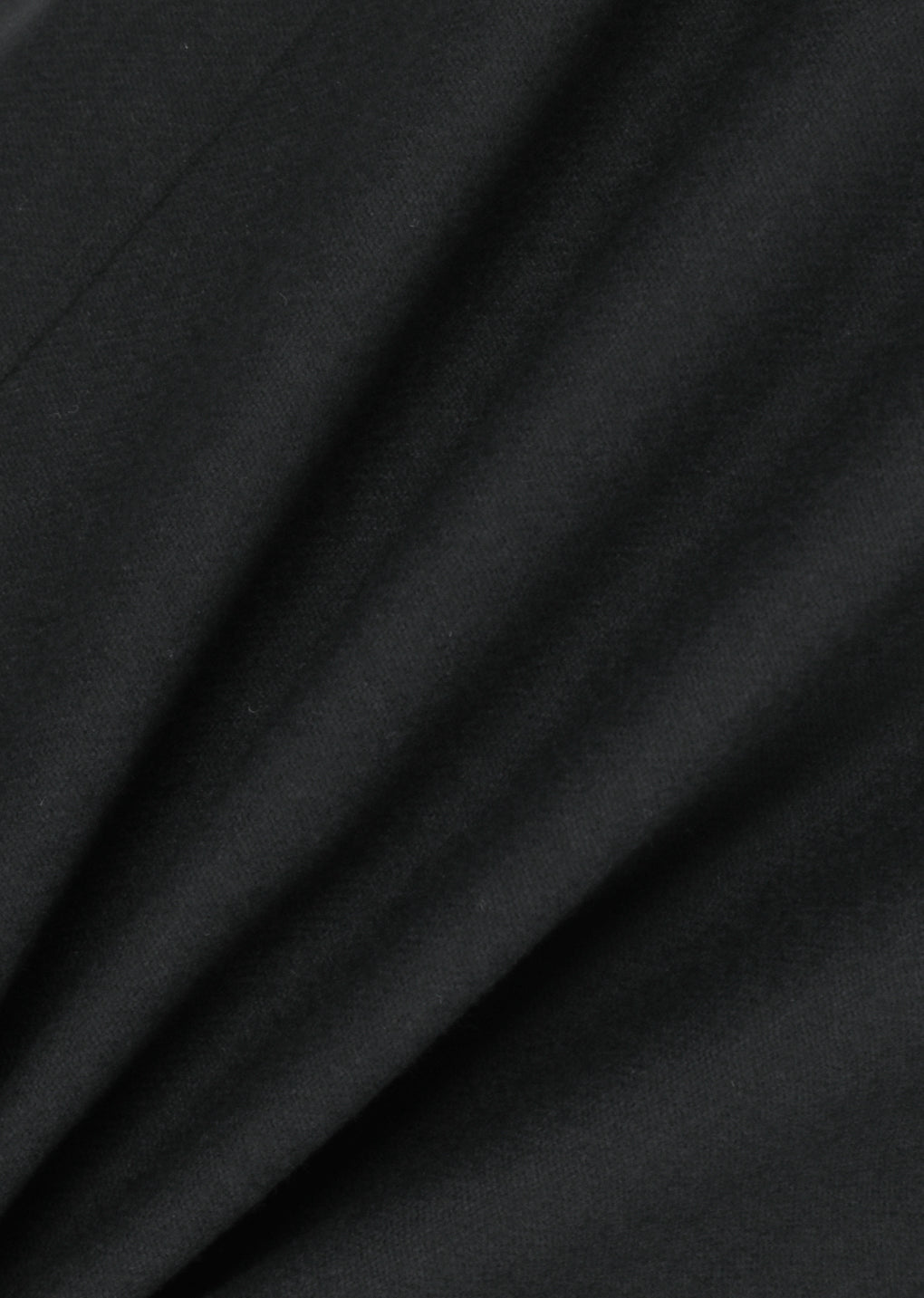 wool maxi long skirt, black