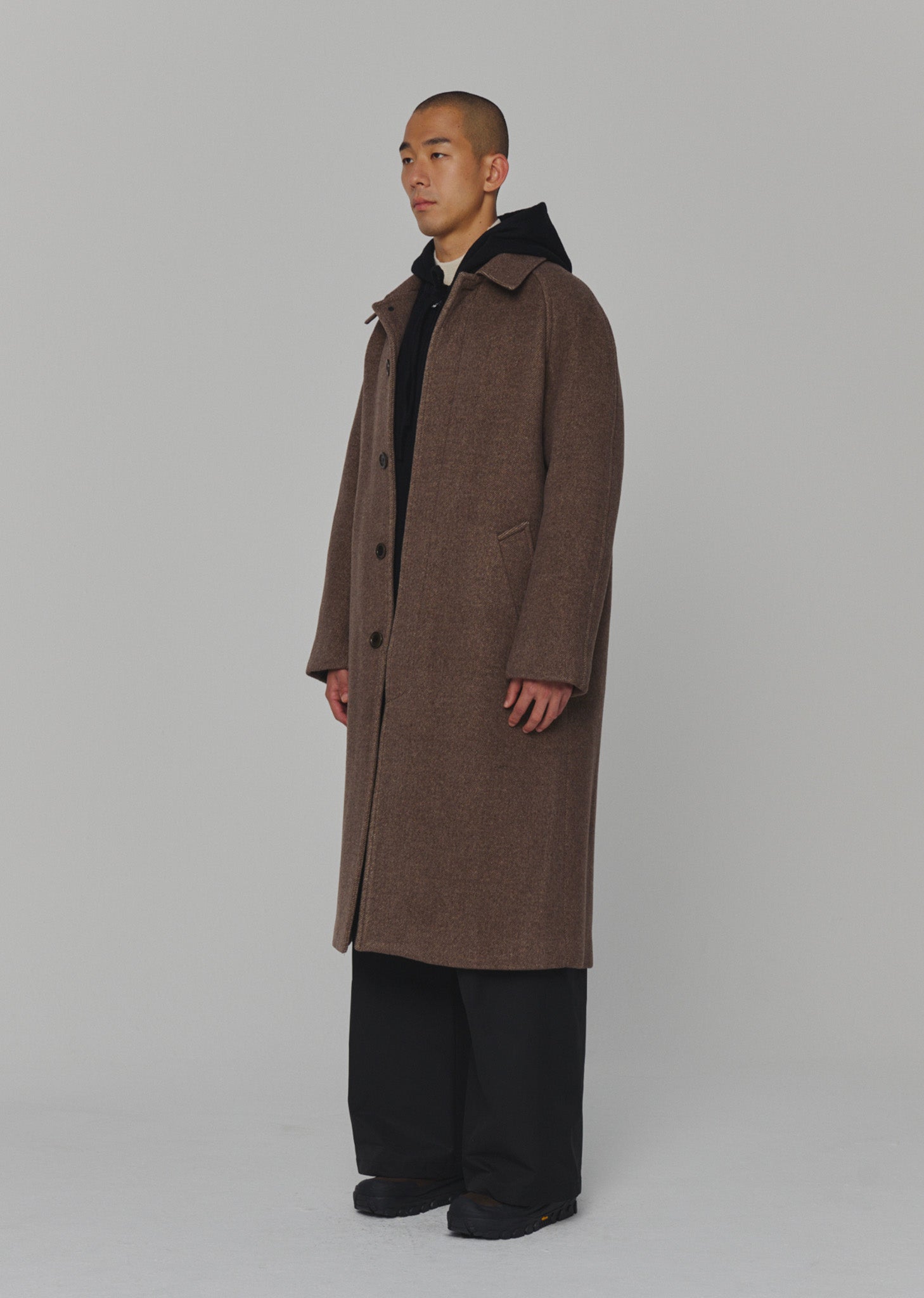 WOOL RAGLAN COAT (2 COLORS)