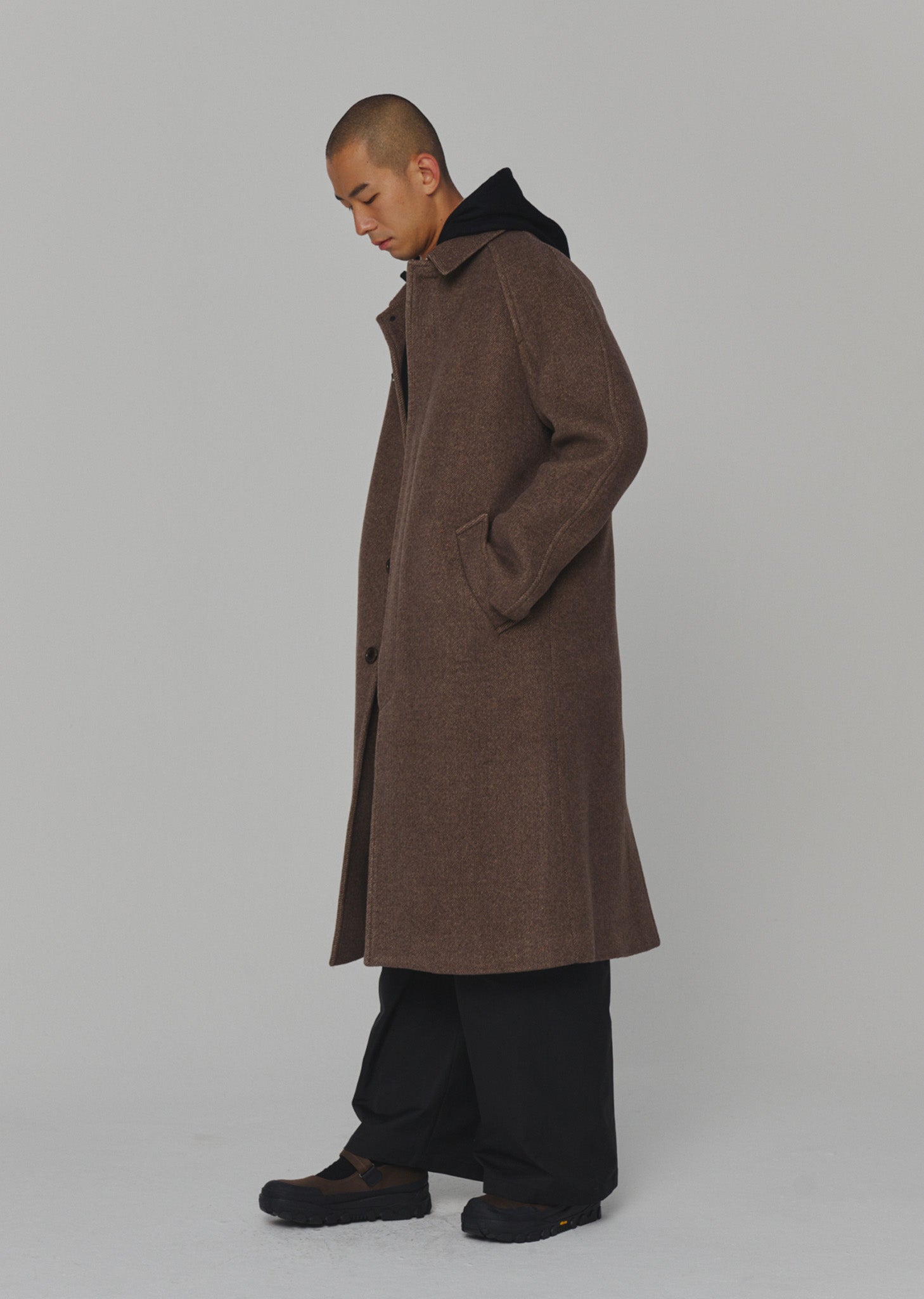 WOOL RAGLAN COAT (2 COLORS)