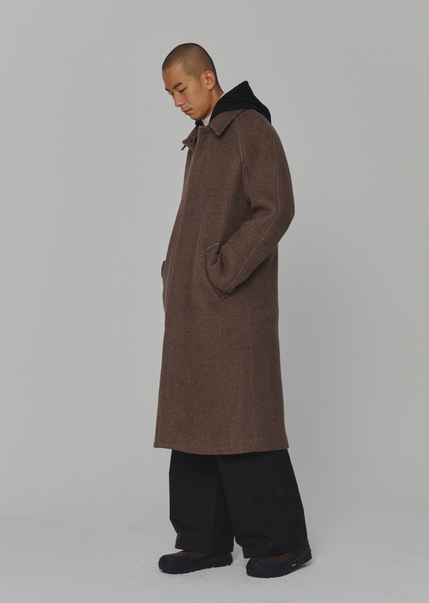 WOOL RAGLAN COAT (2 COLORS)