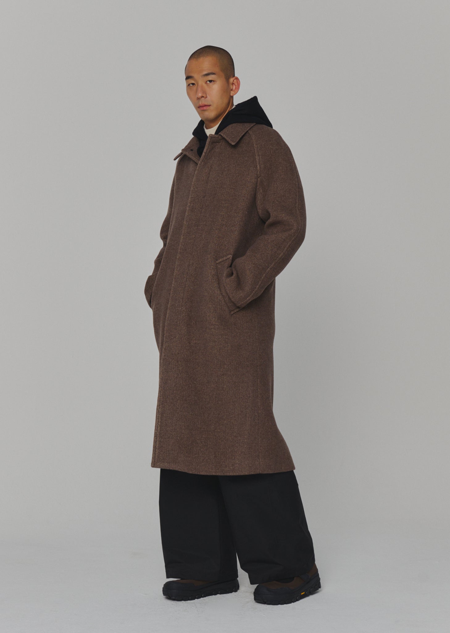 WOOL RAGLAN COAT (2 COLORS)