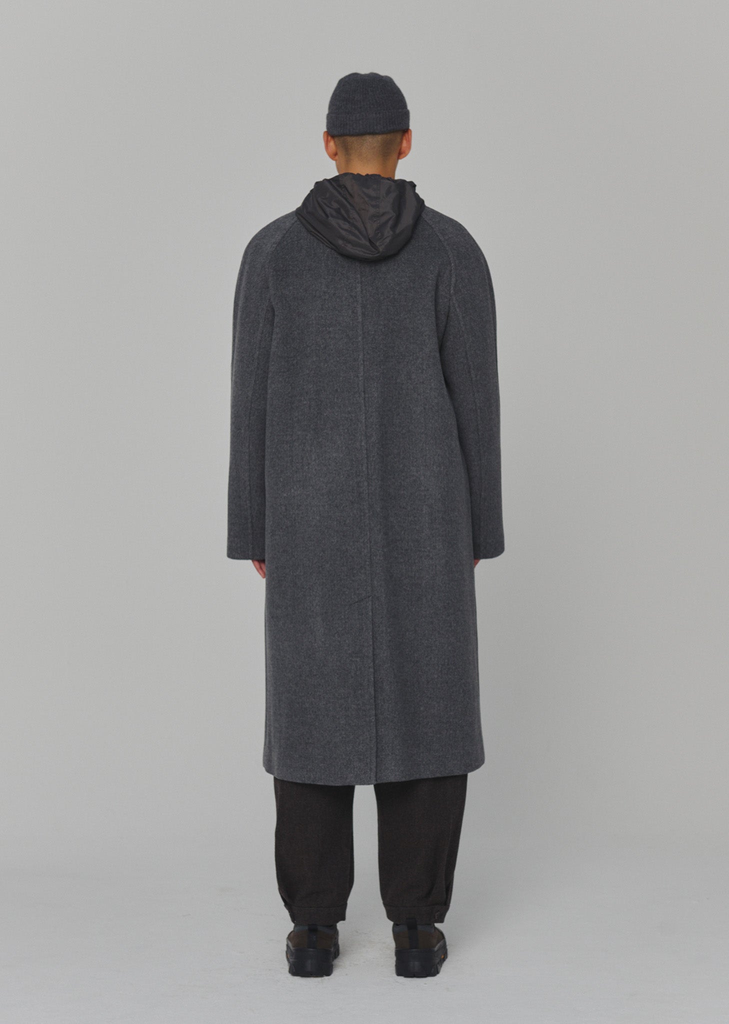 WOOL RAGLAN COAT (2 COLORS)