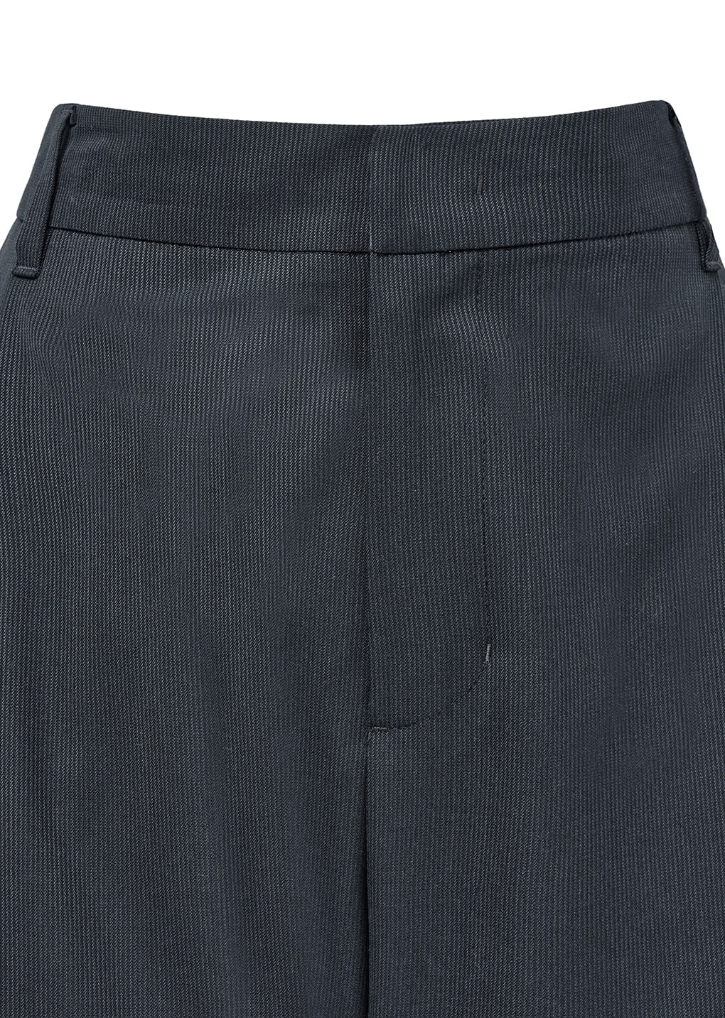 wool stripe martine pants, black