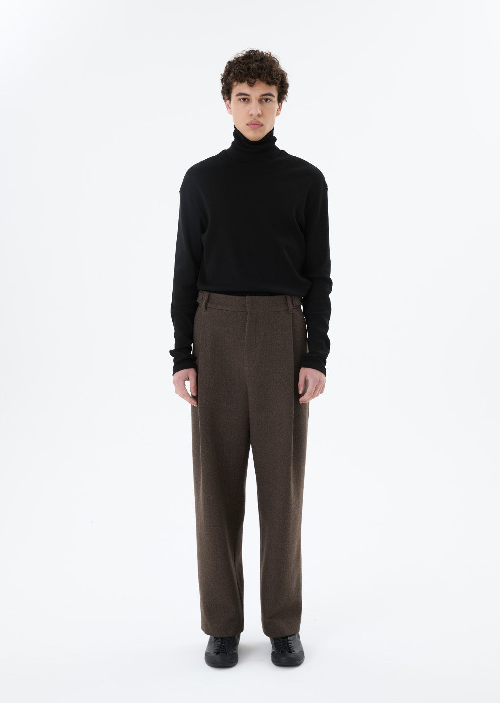 wool martin pants, brown hover