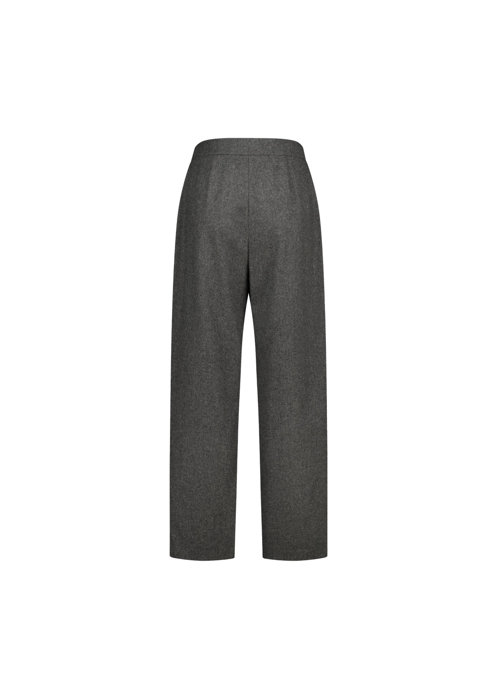 wool wrap pants, charcoal