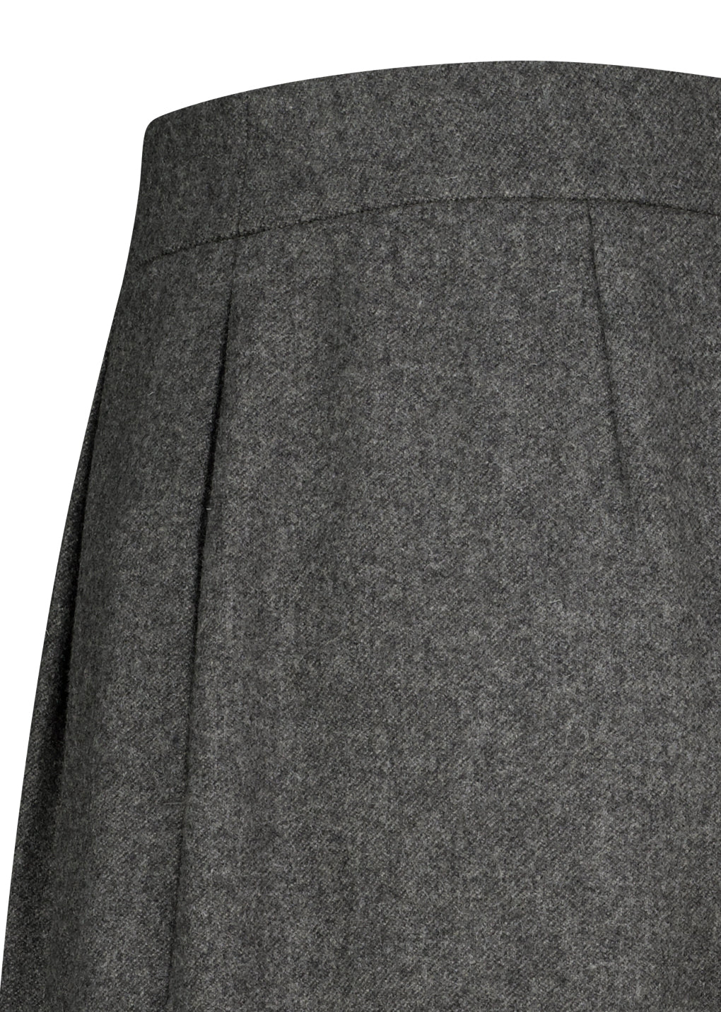 wool wrap pants, charcoal