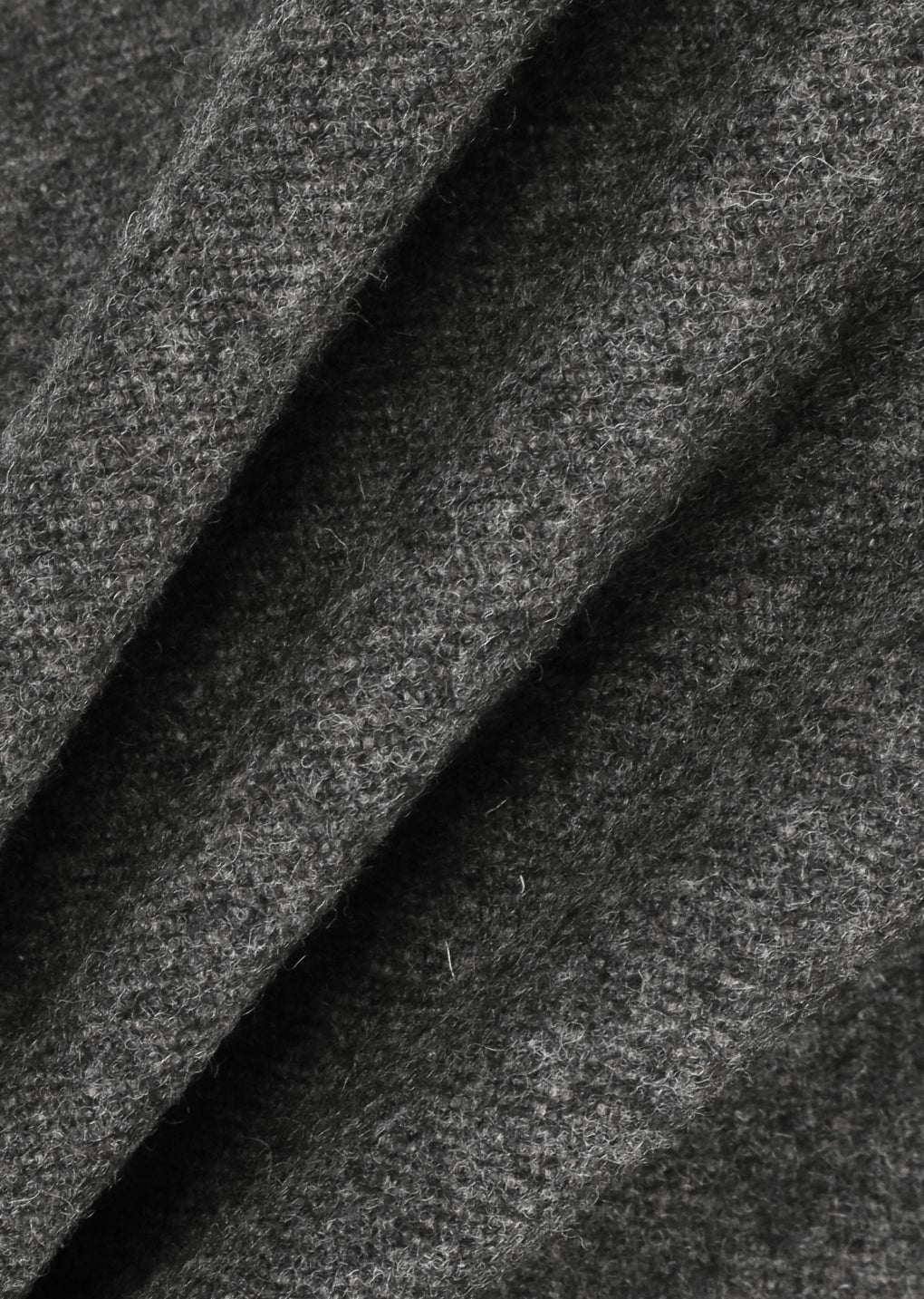 wool wrap pants, charcoal
