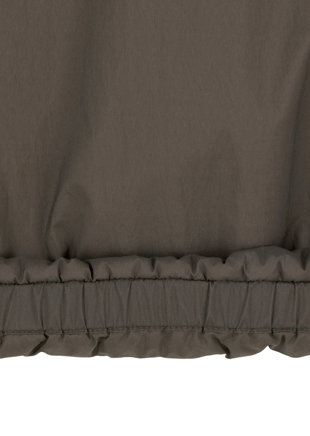 sheer nylon padded vest, brown