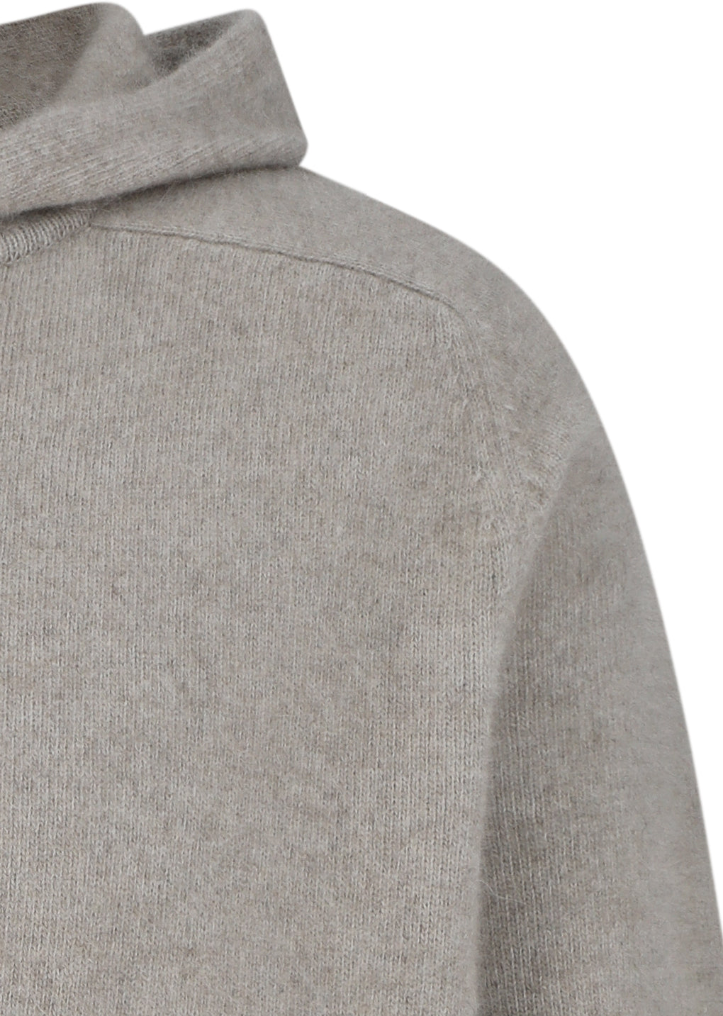 racoon hoodie knit, beige