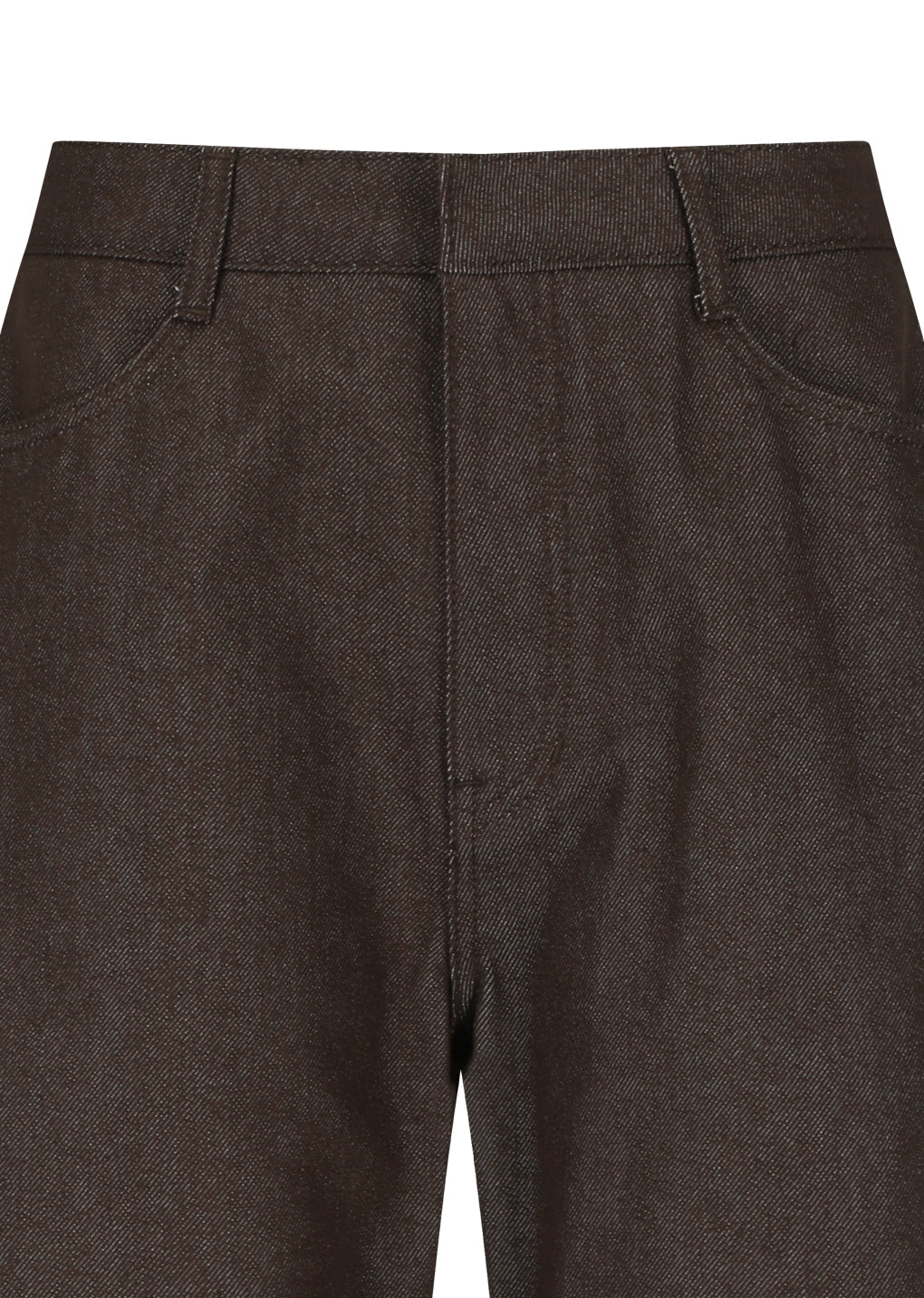 mens color indigo denim, brown