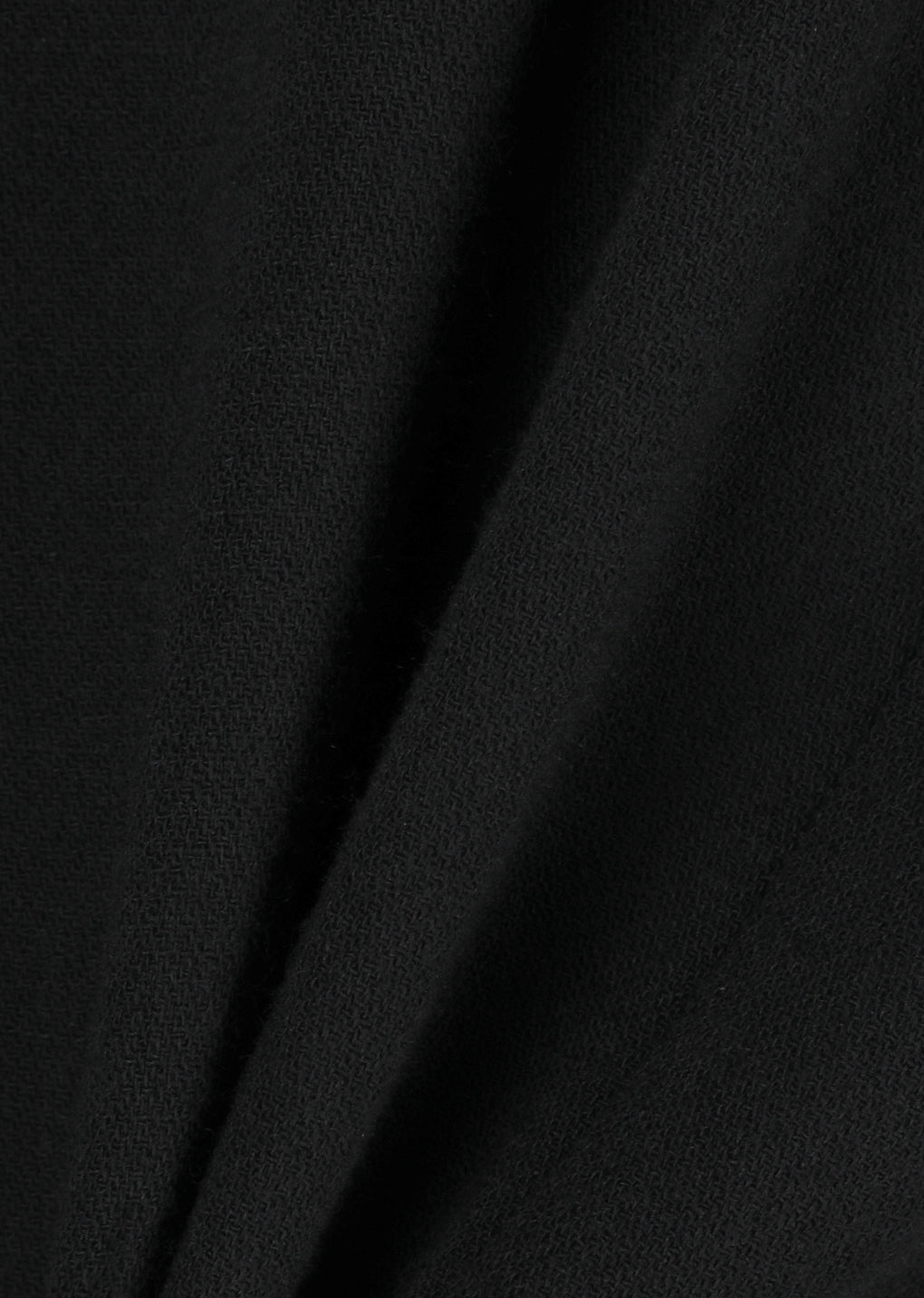 wool crop jacket, black