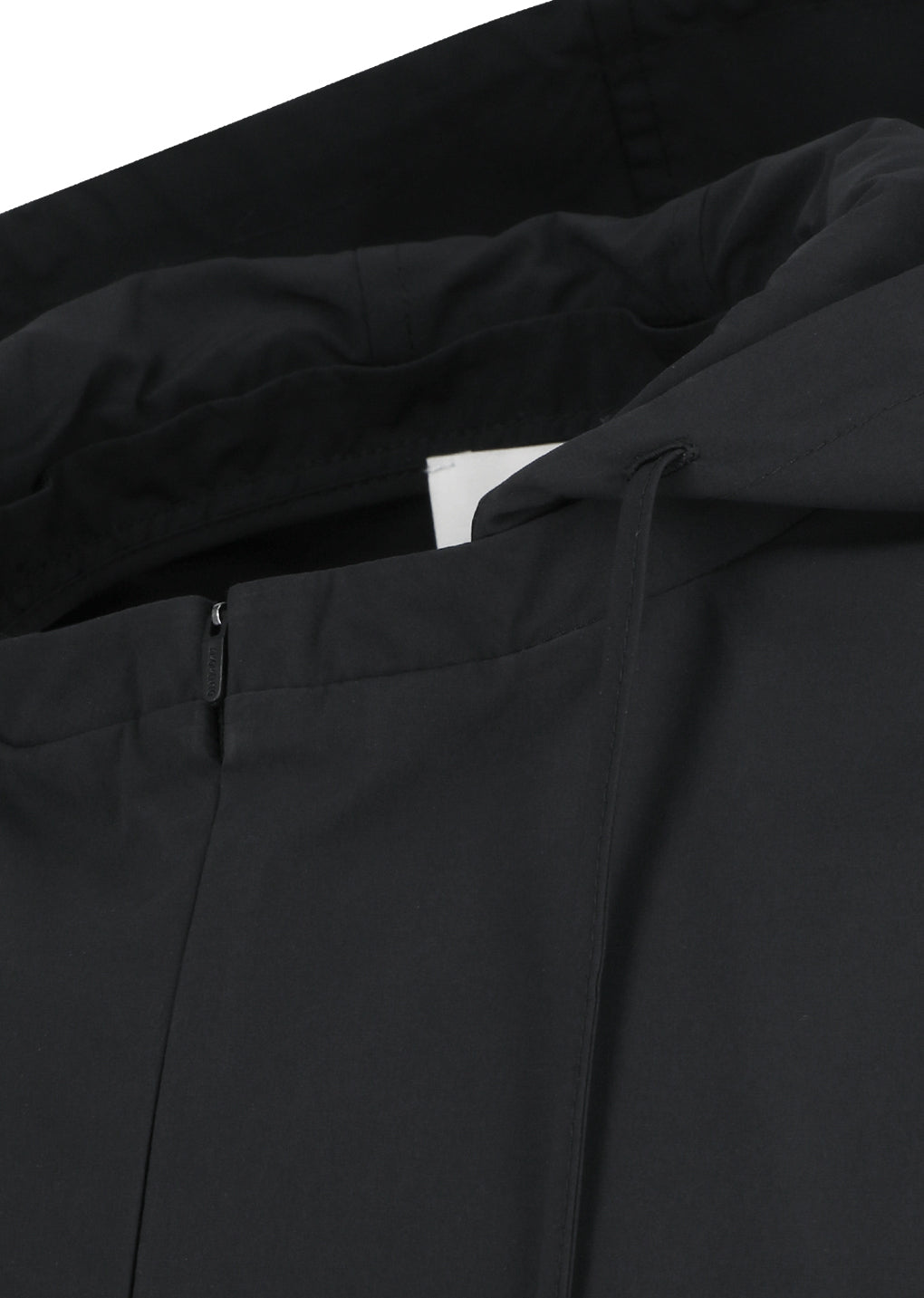 detachable hood shirts, black