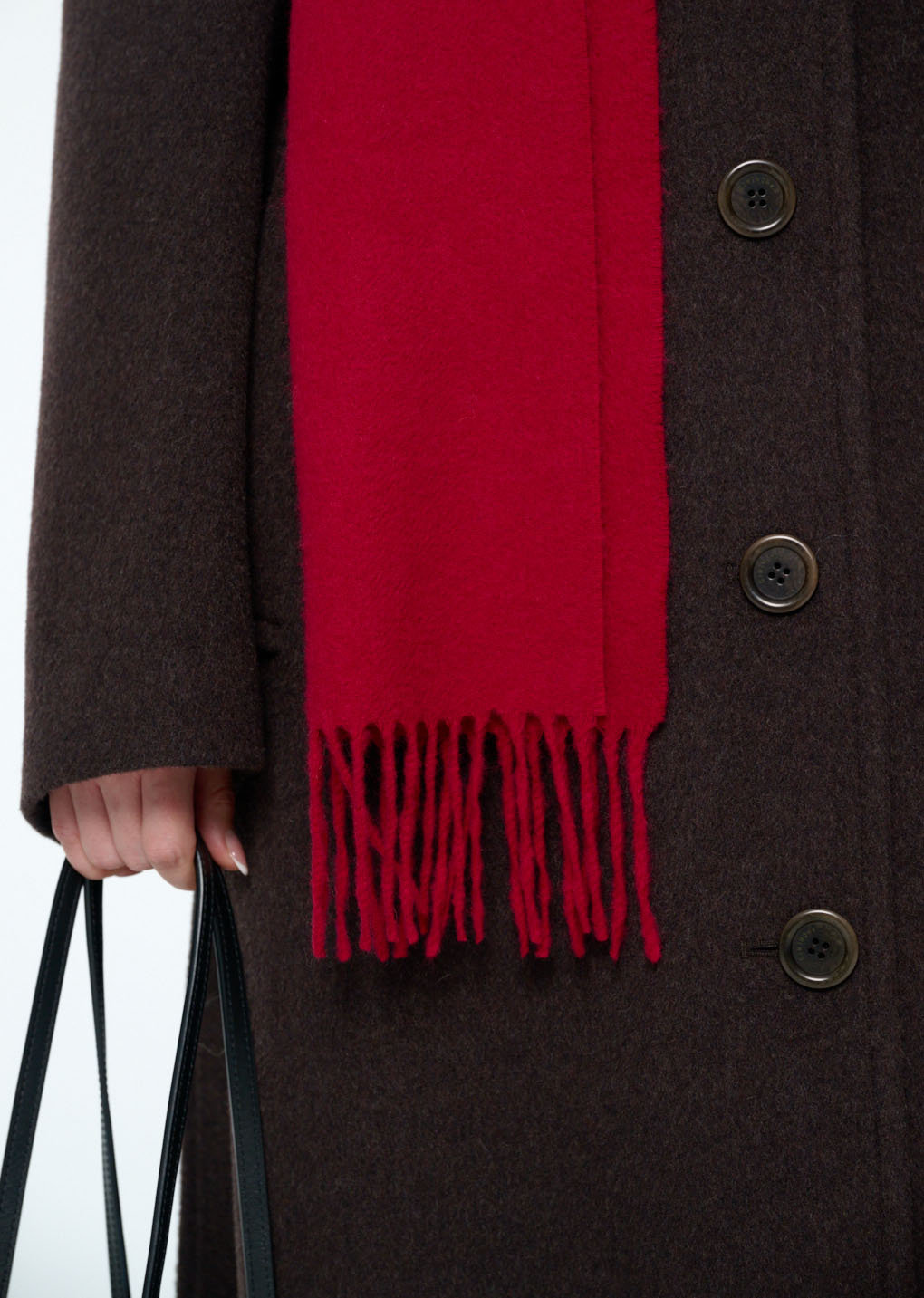 [PRE-ORDER] cashmere scarf, red