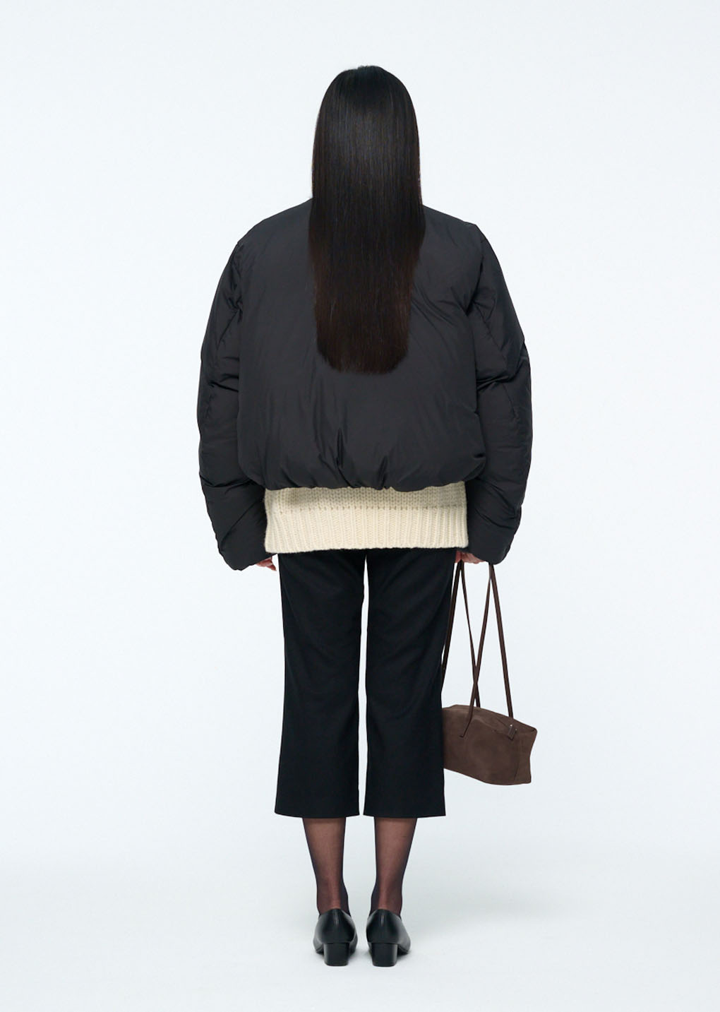 [PRE-ORDER] small cubo bag, dark brown