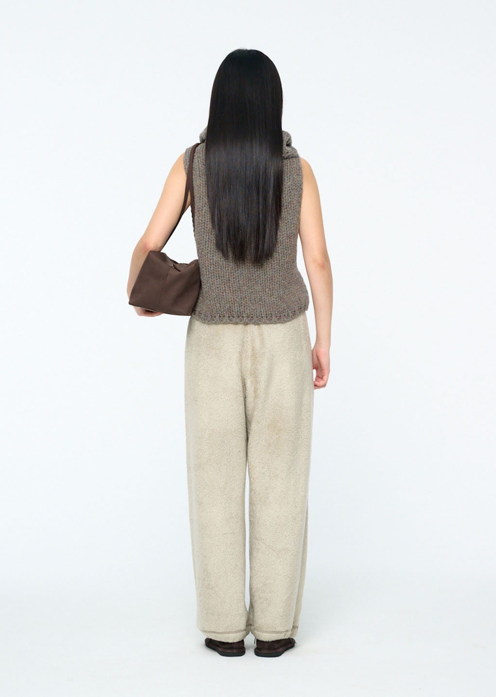 [PRE-ORDER] large cubo bag, dark brown